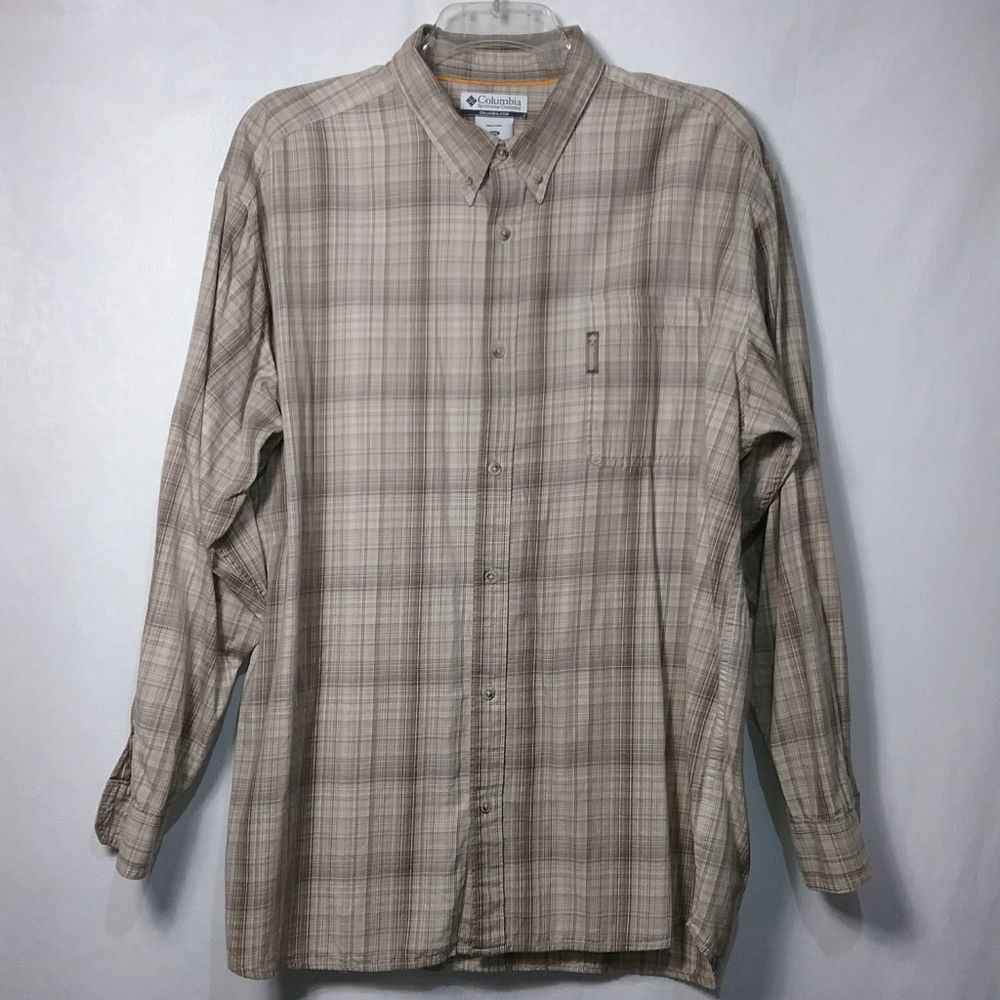 Columbia Sportwear Company men's long sleeve casual shirt size XXL